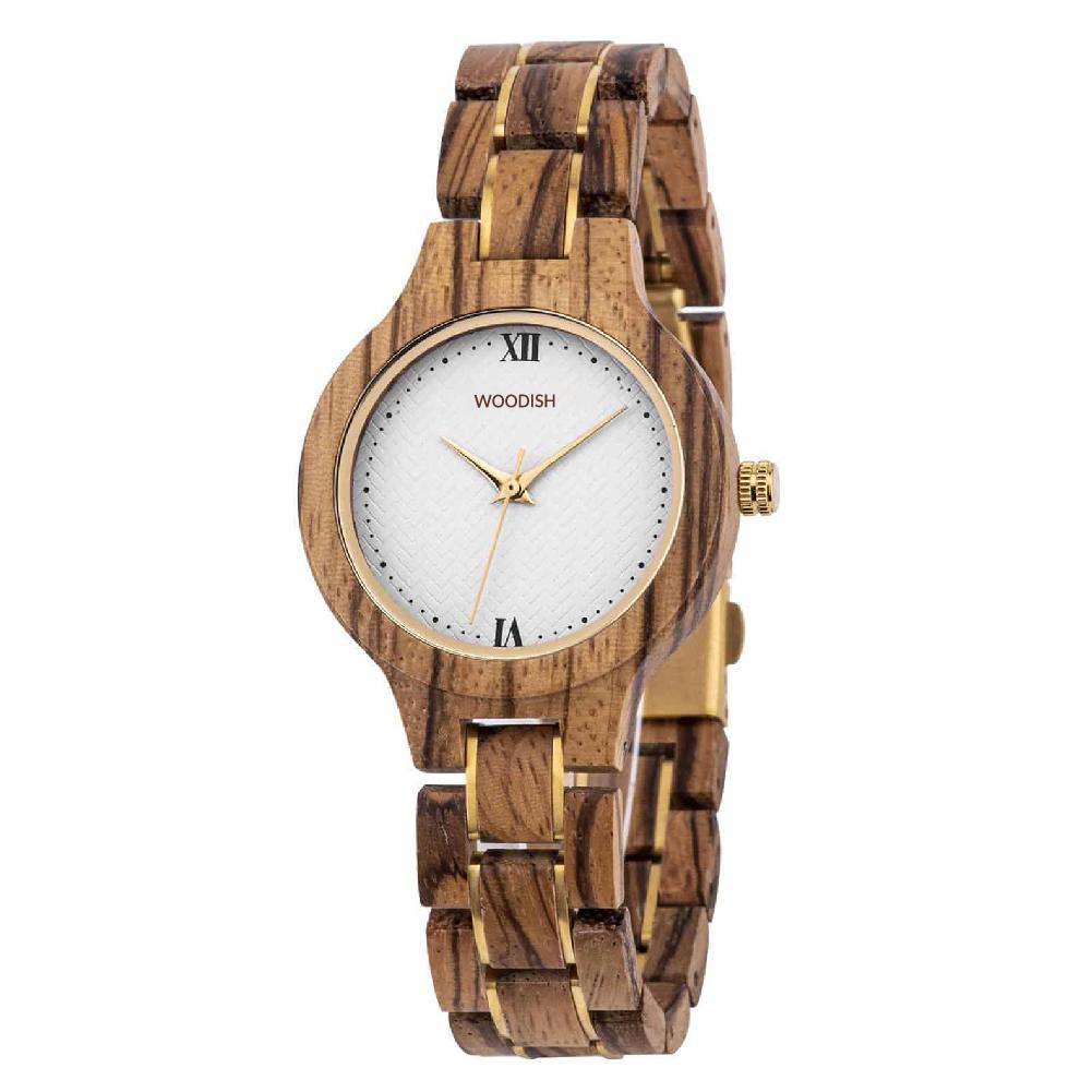 Natural Women's Zebrawood Wooden Watch GT055-2 – Woodish