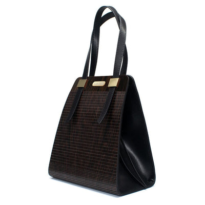 Audrey Wooden Wenge Tote Bag Woodish 