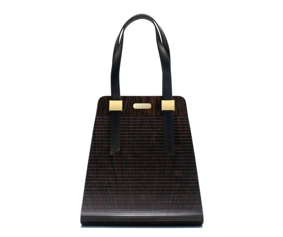 Audrey Wooden Wenge Tote Bag Woodish 