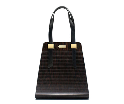 Audrey Wooden Wenge Tote Bag Woodish 