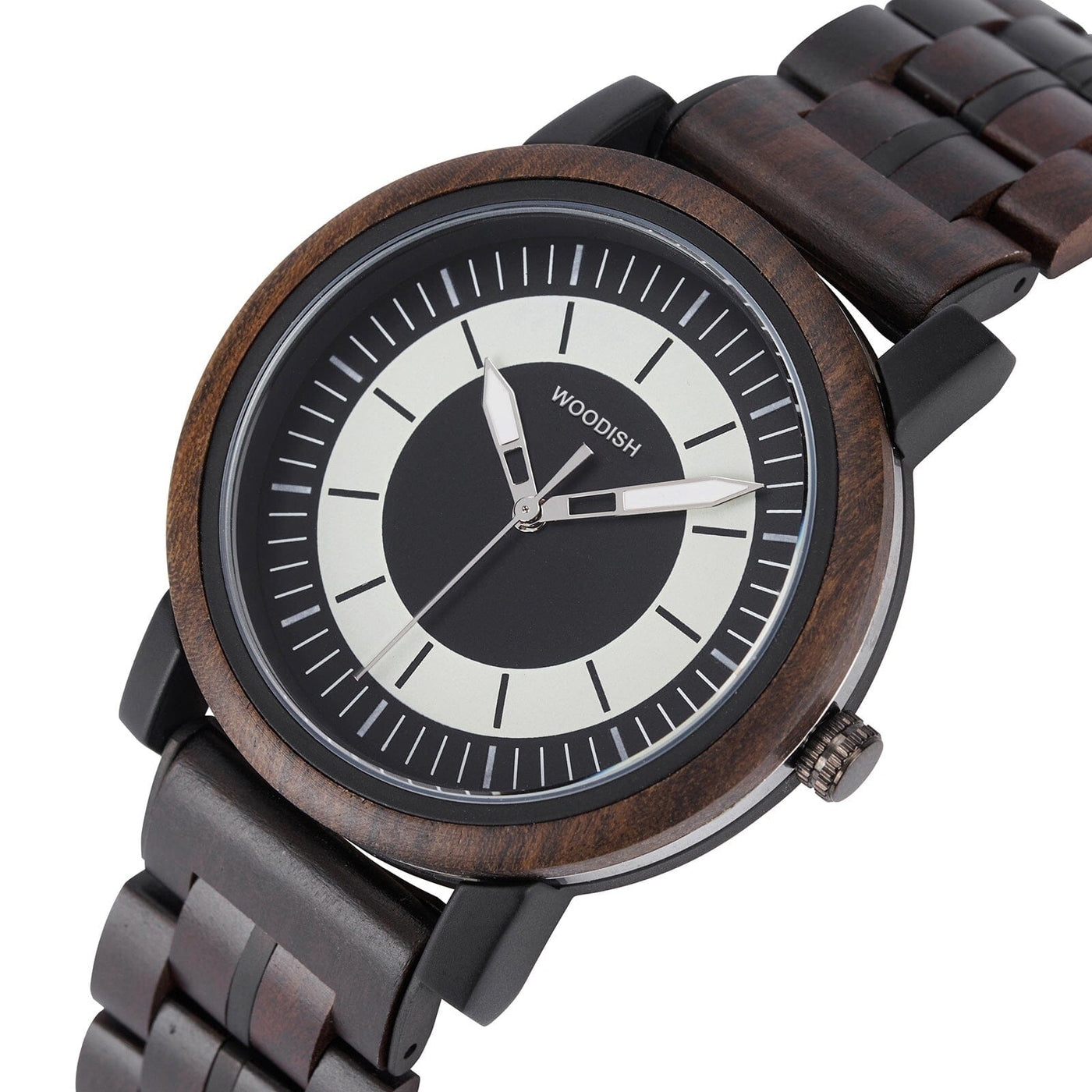 Classic Wooden Men’s Watch with Bold Dual-Tone Dial GT168-2 Men's watch Bobo Bird 