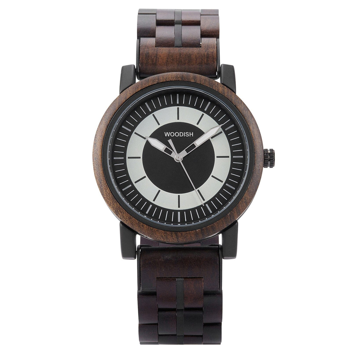 Classic Wooden Men’s Watch with Bold Dual-Tone Dial GT168-2 Men's watch Bobo Bird 