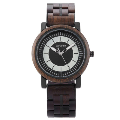 Classic Wooden Men’s Watch with Bold Dual-Tone Dial GT168-2 Men's watch Bobo Bird 