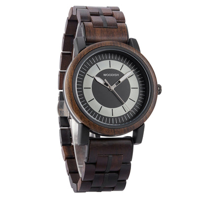 Classic Wooden Men’s Watch with Bold Dual-Tone Dial GT168-2 Men's watch Bobo Bird 