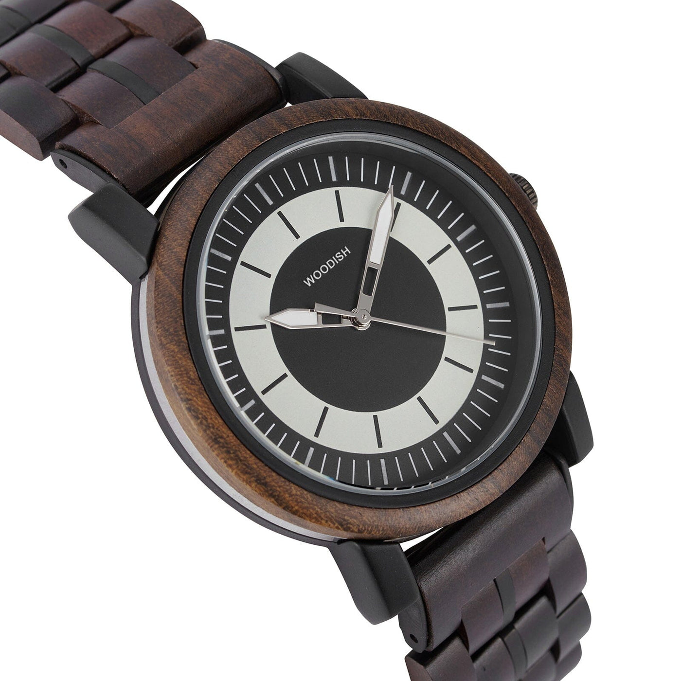 Classic Wooden Men’s Watch with Bold Dual-Tone Dial GT168-2 Men's watch Bobo Bird 