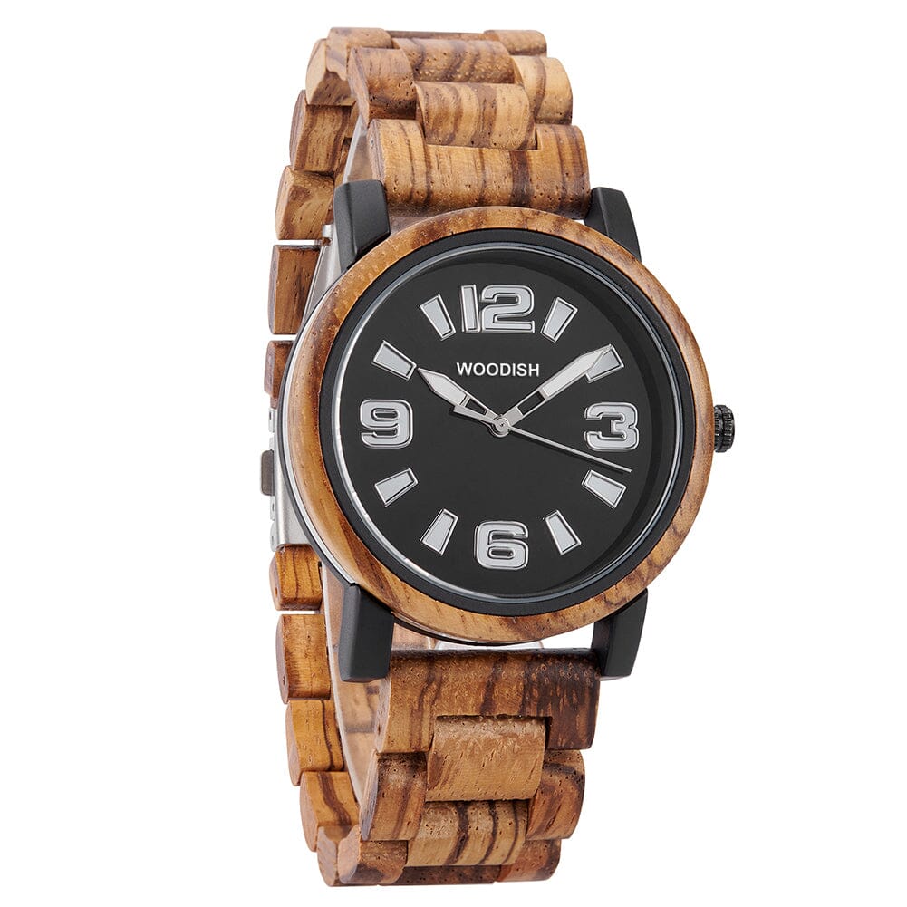 Contemporary Wooden Men’s Watch with Striking Contrast Dial GT168-1 Men's watch Bobo Bird 