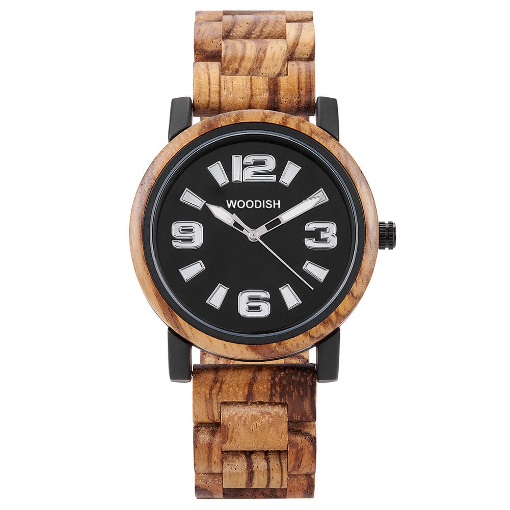 Contemporary Wooden Men’s Watch with Striking Contrast Dial GT168-1 Men's watch Bobo Bird 