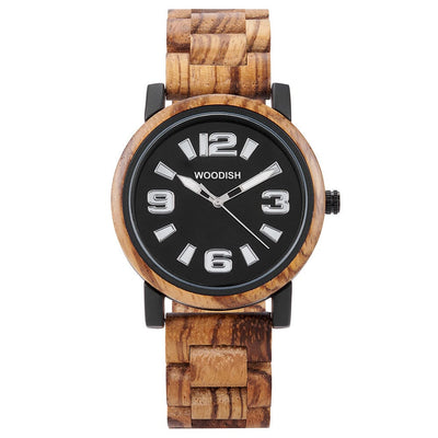 Contemporary Wooden Men’s Watch with Striking Contrast Dial GT168-1 Men's watch Bobo Bird 