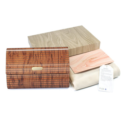 Danae Wooden Burma Padauk Clutch Bag Woodish 