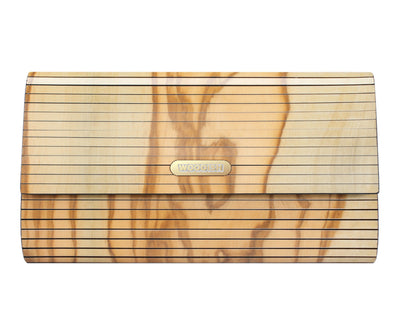 Danae Wooden Olive Clutch Bag Woodish 