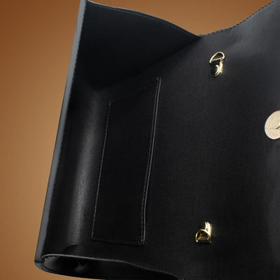 Danae Wooden Pearl Clutch Bag Woodish 