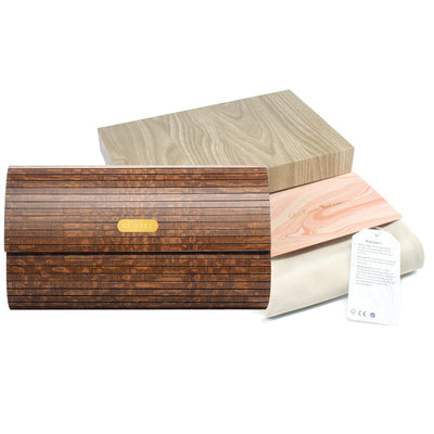 Danae Wooden Pearl Clutch Bag Woodish 