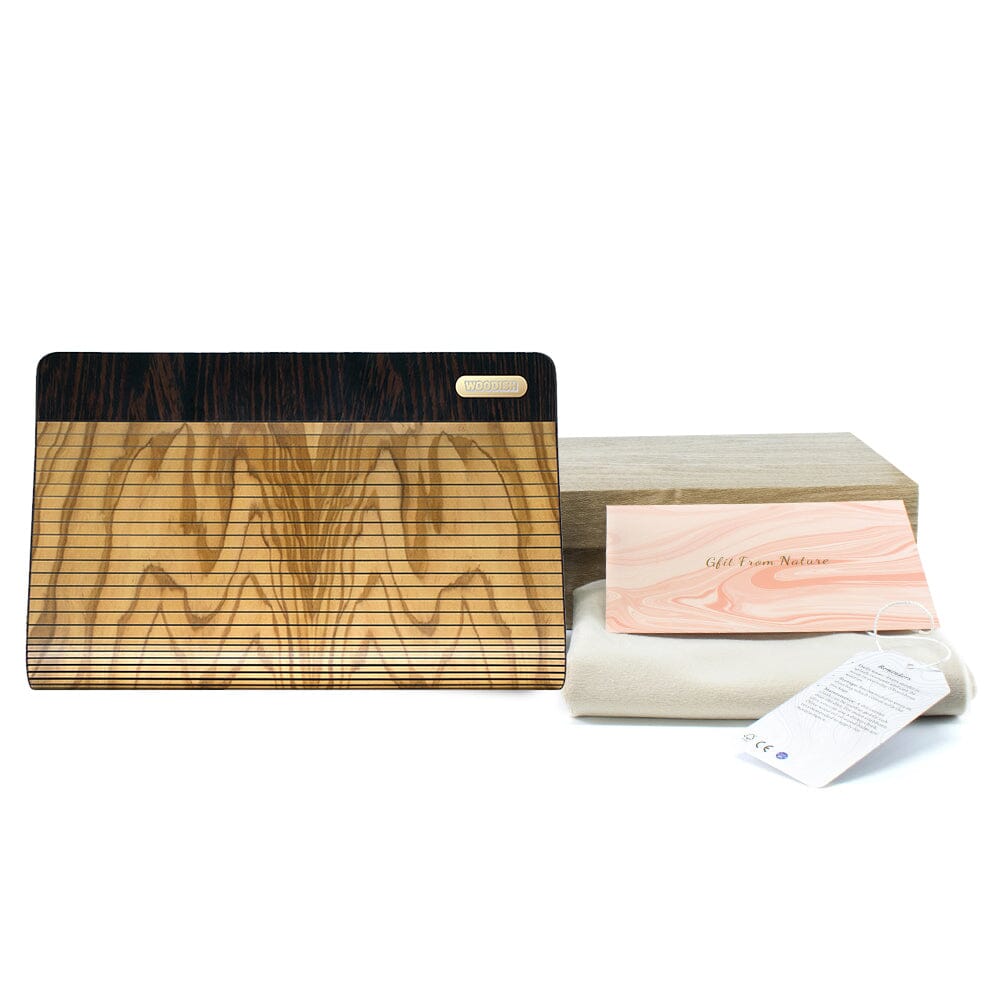 Emilia Wooden Olive Wristlet Bag Woodish 
