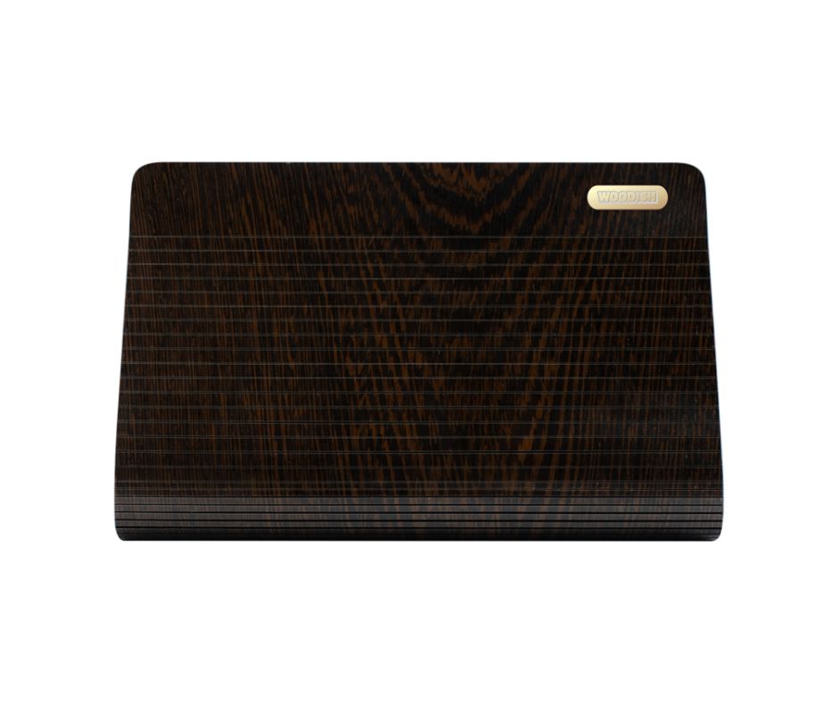 Emilia Wooden Wenge Wristlet Bag Woodish 
