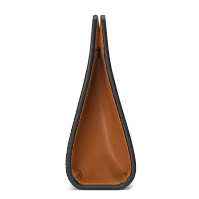 Emilia Wooden Zebra Wristlet Bag Woodish 