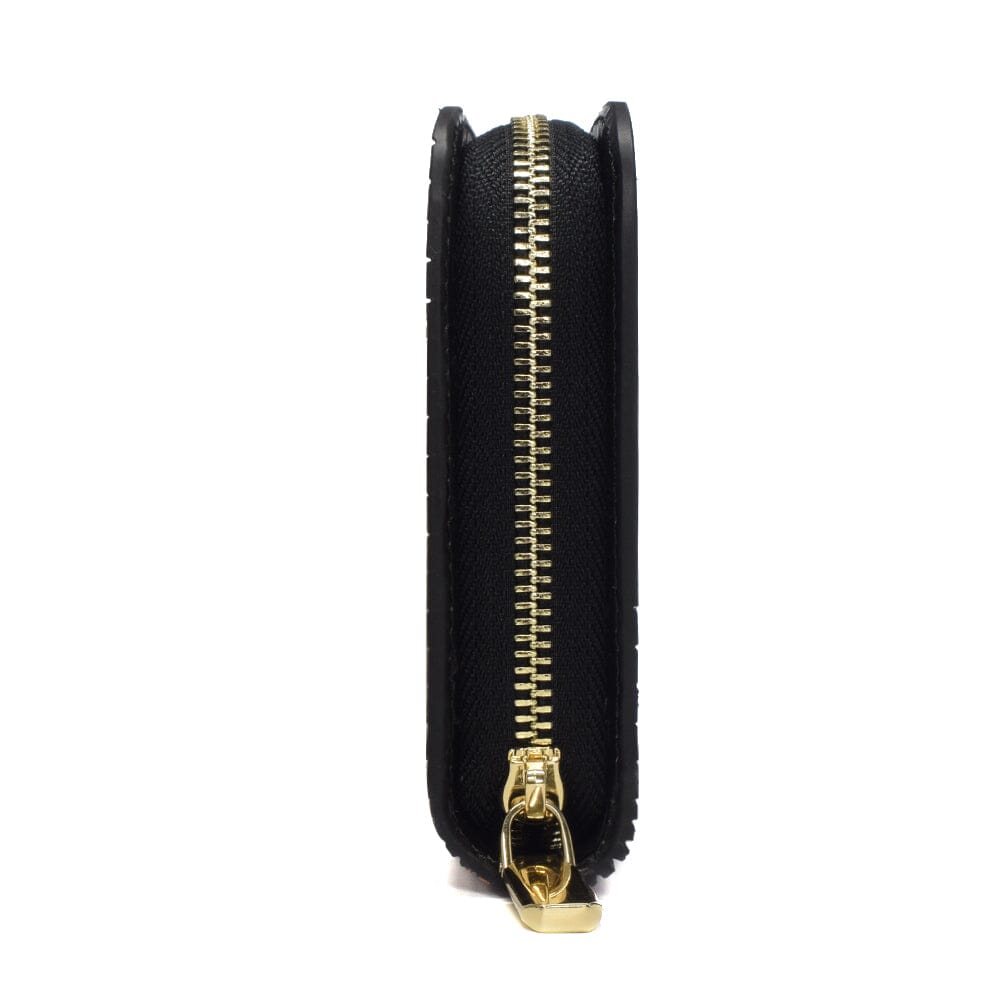 Gillian Wooden Olive Wallet Woodish 
