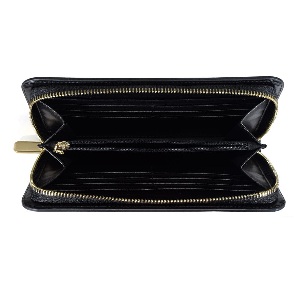 Gillian Wooden Olive Wallet Woodish 