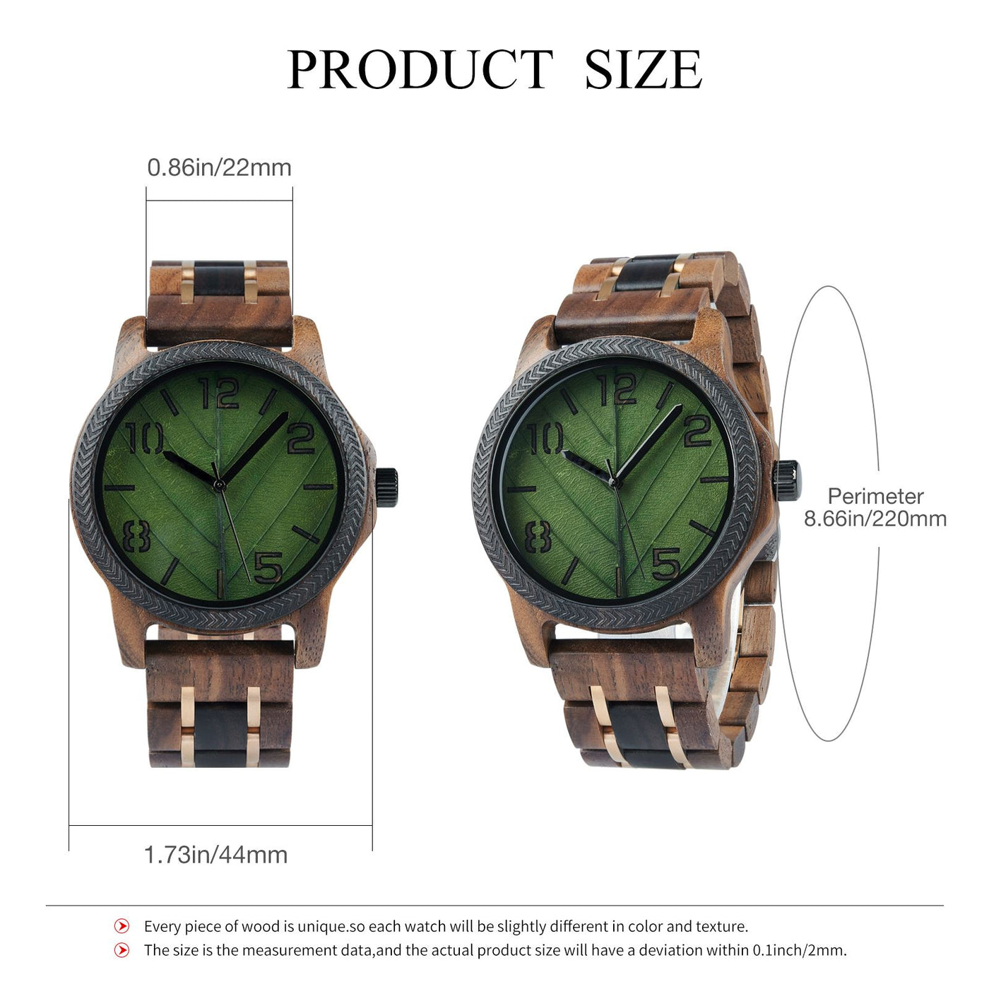 Unique Male Walnut Eboy Wooden Watch GT155-6 – Woodish