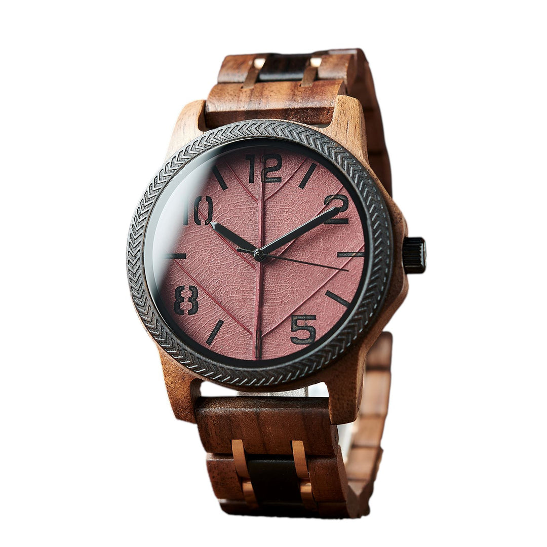 Unique Male Walnut Eboy Wooden Watch GT155-5 – Woodish