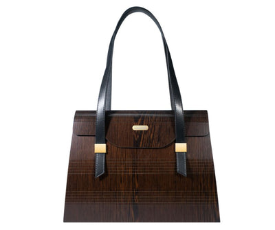 Zara Wooden Wenge Tote Bag Woodish 