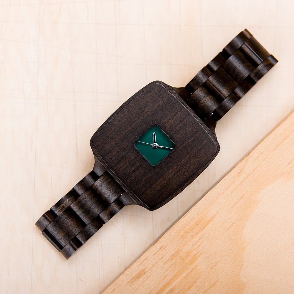 Abstract Ebony Wooden Watch for Women GT082-1 Women's watch Bobo Bird 