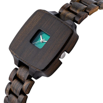 Abstract Ebony Wooden Watch for Women GT082-1 Women's watch Bobo Bird 