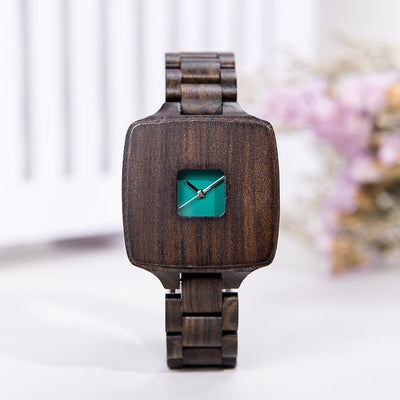 Abstract Ebony Wooden Watch for Women GT082-1 Women's watch Bobo Bird 