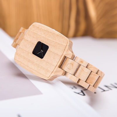 Abstract Maple Wooden Watch for Women GT082-2 Women's watch Bobo Bird 