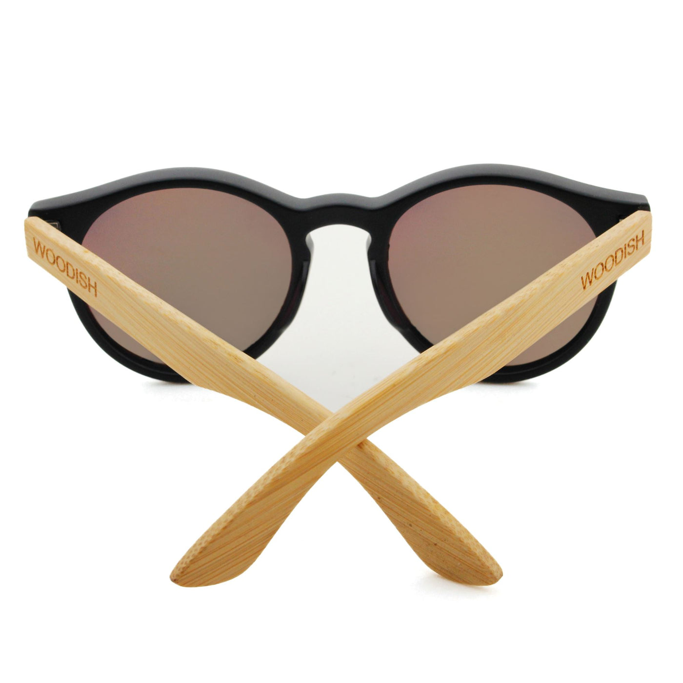 Bamboo With Yellow Polarized Lens Sunglasses S913 Unisex Sunglasses Retsing Eyewear 