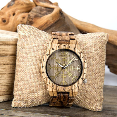 BOBO BIRD HANDMADE RUNIC CIRCLE WOODEN WATCH FOR WOMEN T16-2 Women's watch Bobo Bird 