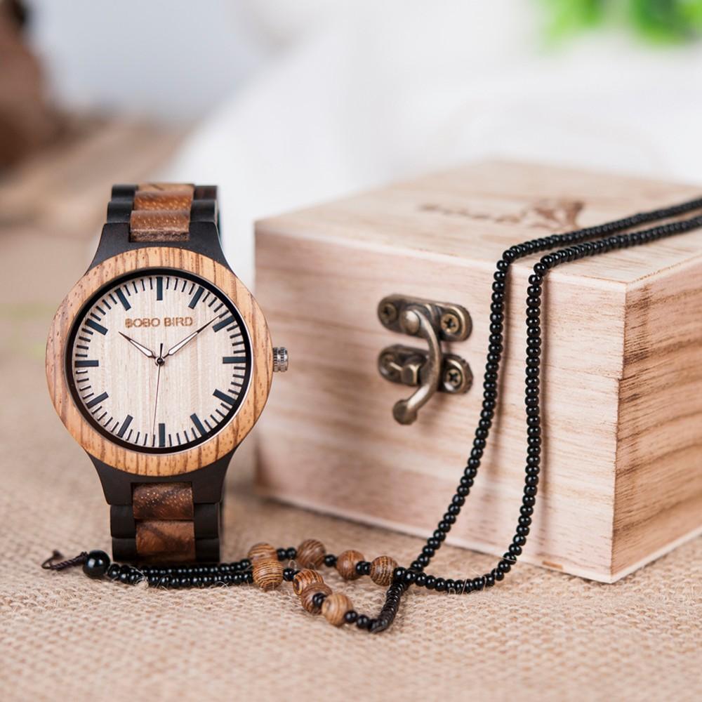 BOBO BIRD MENS UNIQUE EBONY WOODEN WATCH N28 Men's watch Bobo Bird 