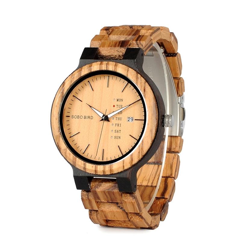 Wooden Mens Watch O26-Brown – Woodish