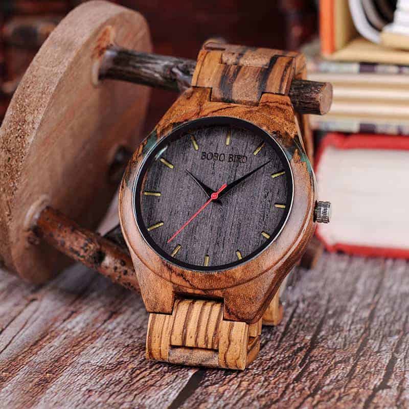 BOBO BIRD WOODEN SPECIAL DESIGN HANDMADE MENS WATCH Q05-2 Men's watch Bobo Bird 