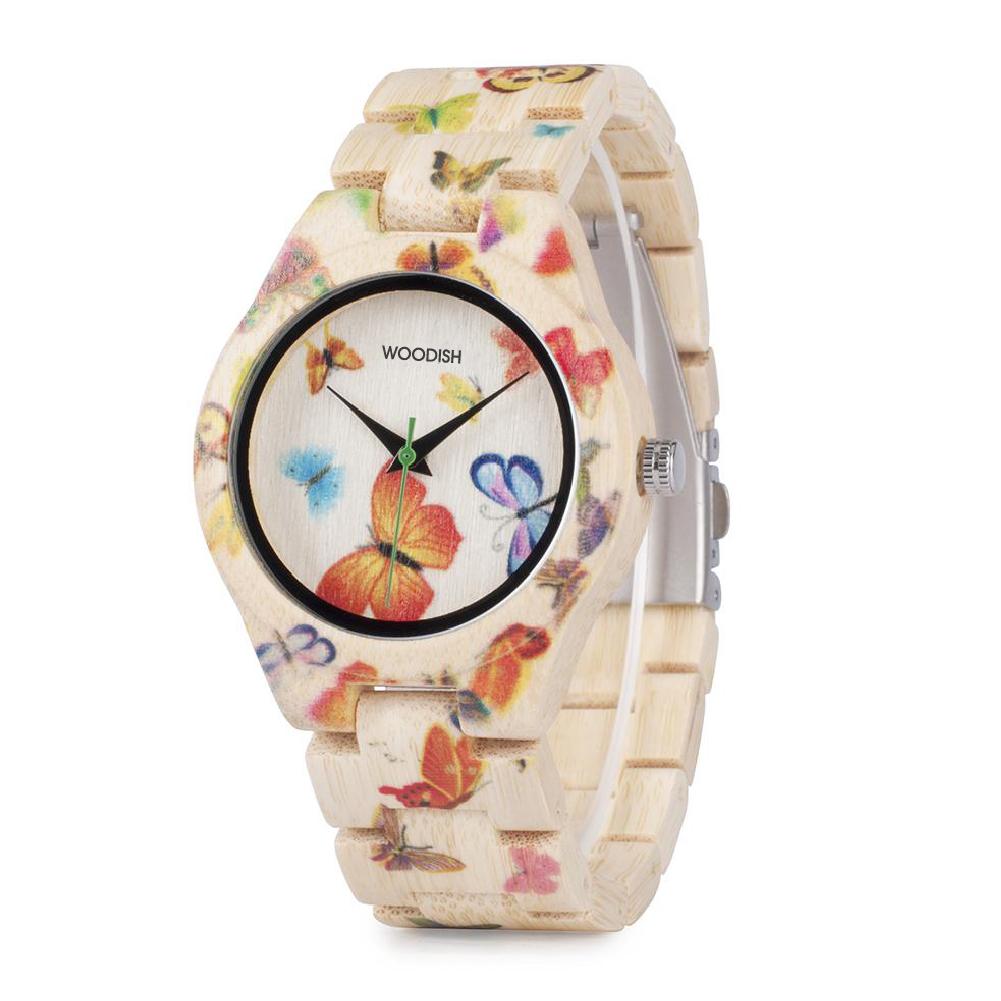 Butterfly Ladies Wood Watch O20 Women's watch Bobo Bird 