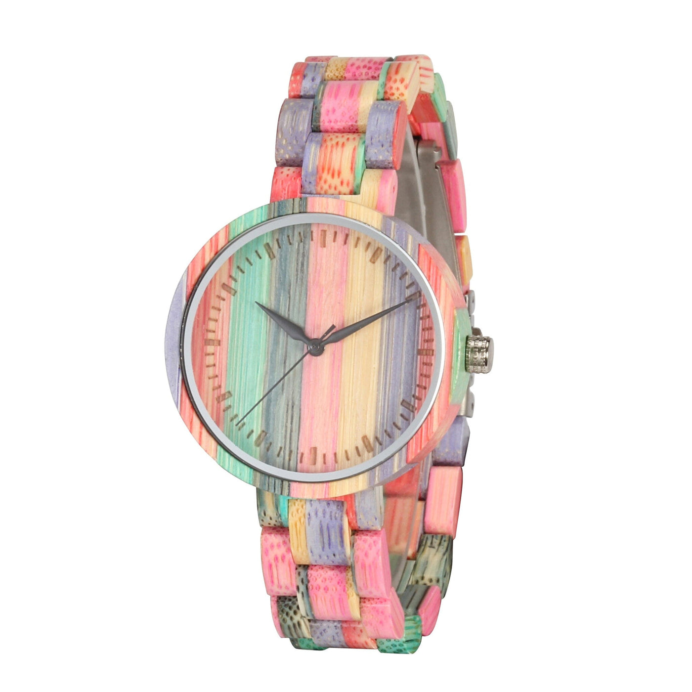 Colourful Bamboo Watch for Ladies - T8002 Women's watch Free Man 