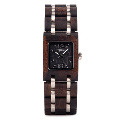 ELEGANT SQUARE DIAL WOMEN'S WOODEN WATCH - S03-1 Bobo Bird 