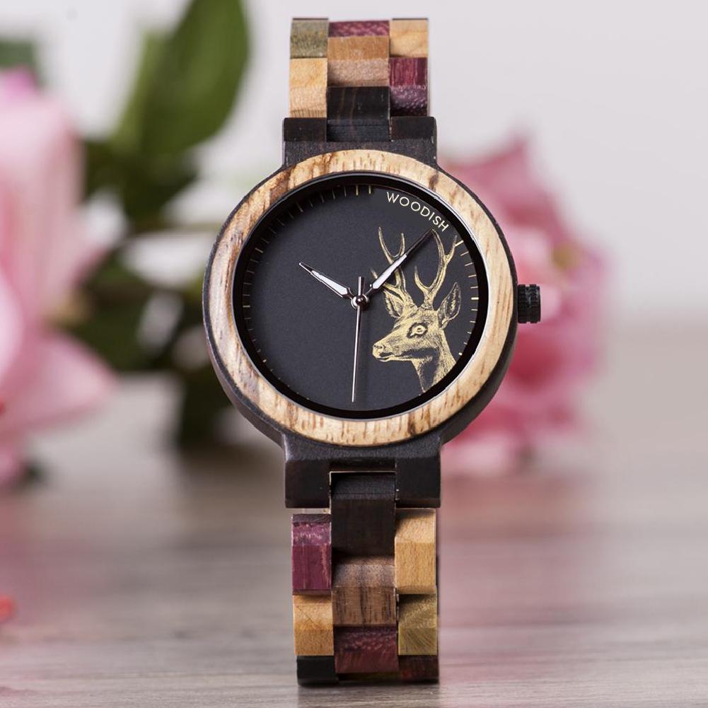 Elk Wooden Womens Watch P14-3 Women's watch Bobo Bird 