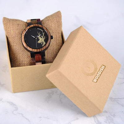 Elk Wooden Womens Watch P14-3 Women's watch Bobo Bird 