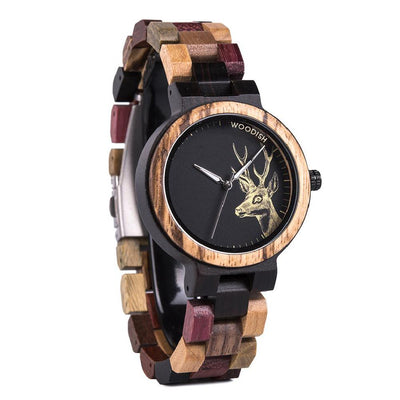 Elk Wooden Womens Watch P14-3 Women's watch Bobo Bird 