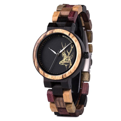 Elk Wooden Womens Watch P14-3 Women's watch Bobo Bird 