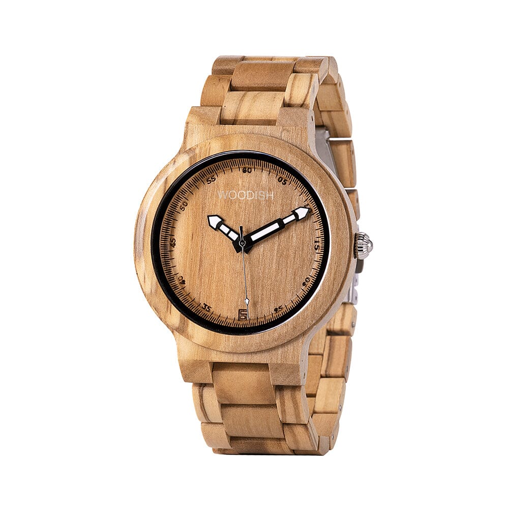 Gents Olive Wood Wooden Watch GT024-2 Men's watch Bobo Bird 