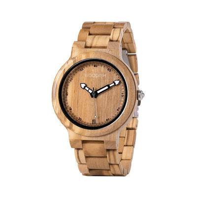 Gents Olive Wood Wooden Watch GT024-2 Men's watch Bobo Bird 