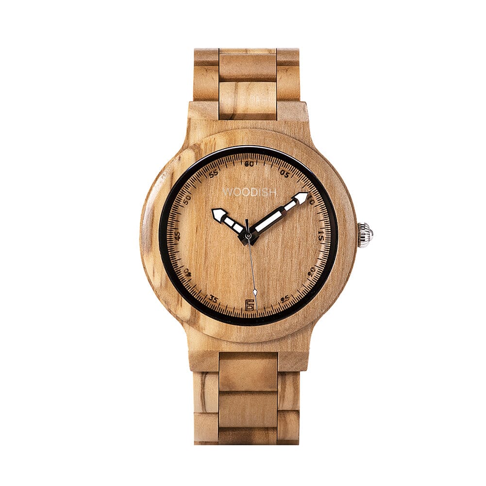Gents Olive Wood Wooden Watch GT024-2 Men's watch Bobo Bird 