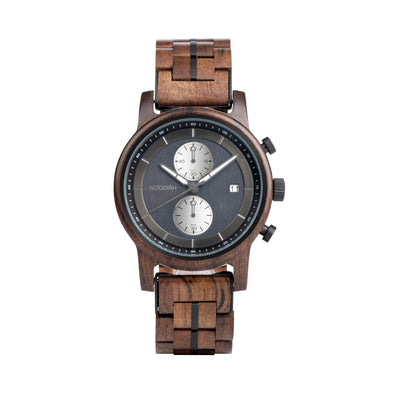 Gents Tigerwood Chronographic Wooden Watch GT125-1 Men's watch Bobo Bird 