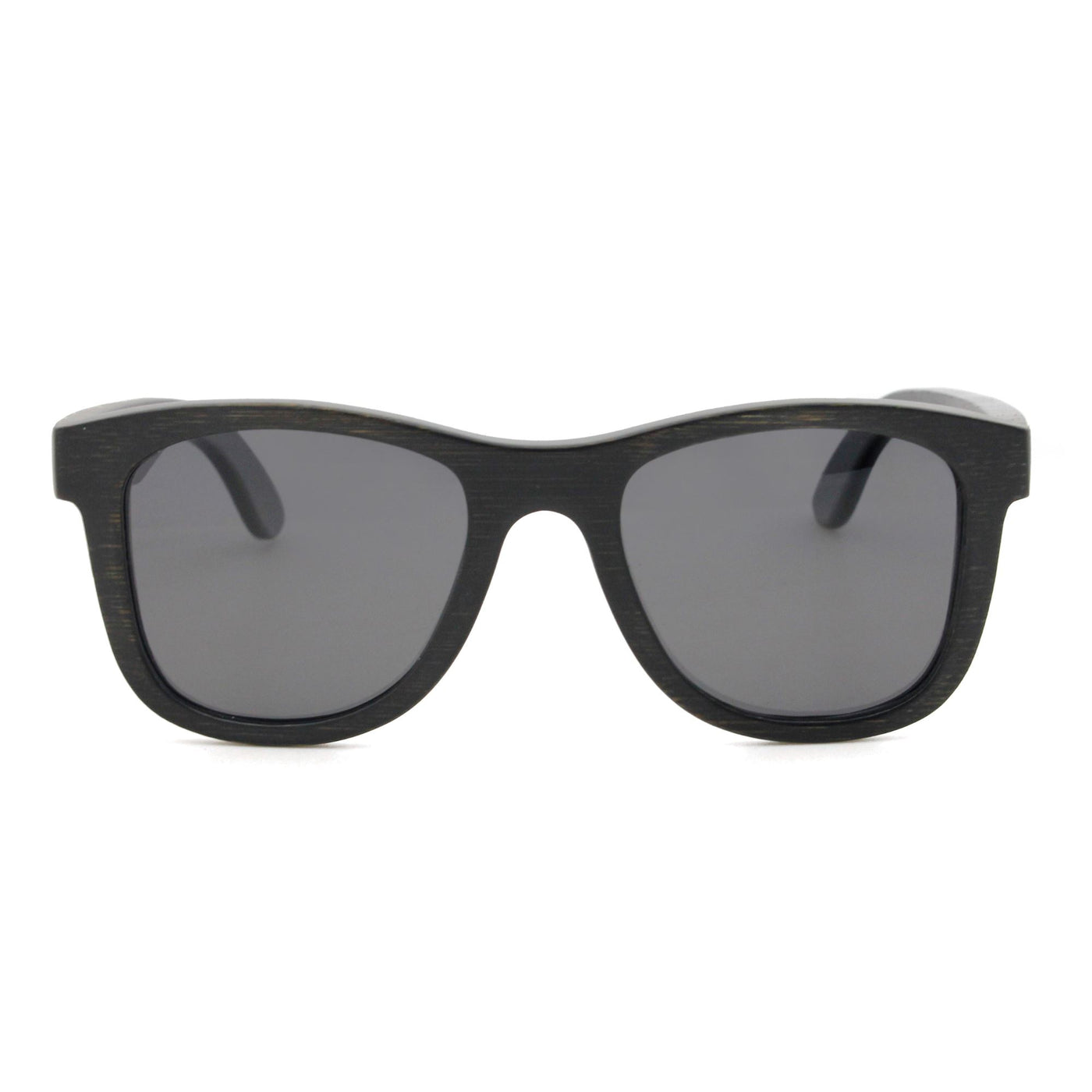Gray Lens Polarized Black Bamboo Sunglasses 3140-9 Unisex Sunglasses Retsing Eyewear 