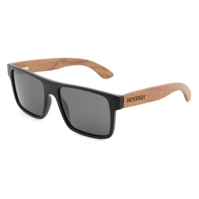 Gray Lens Polarized Walnut Wooden Sunglasses S903 Unisex Sunglasses Retsing Eyewear 