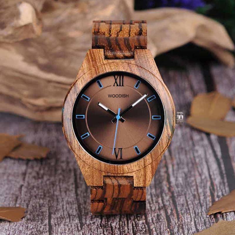 Handmade Special Design Mens Zebrawood Watch Q05-1 Men's watch Bobo Bird 
