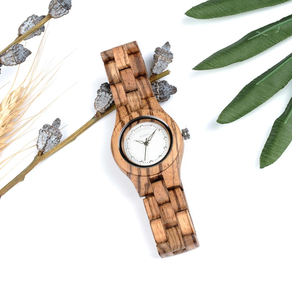 LADIES ZEBRAWOOD QUARTZ WOODEN WATCH - O29 Women's watch Bobo Bird 