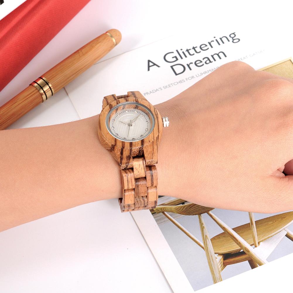 LADIES ZEBRAWOOD QUARTZ WOODEN WATCH - O29 Women's watch Bobo Bird 