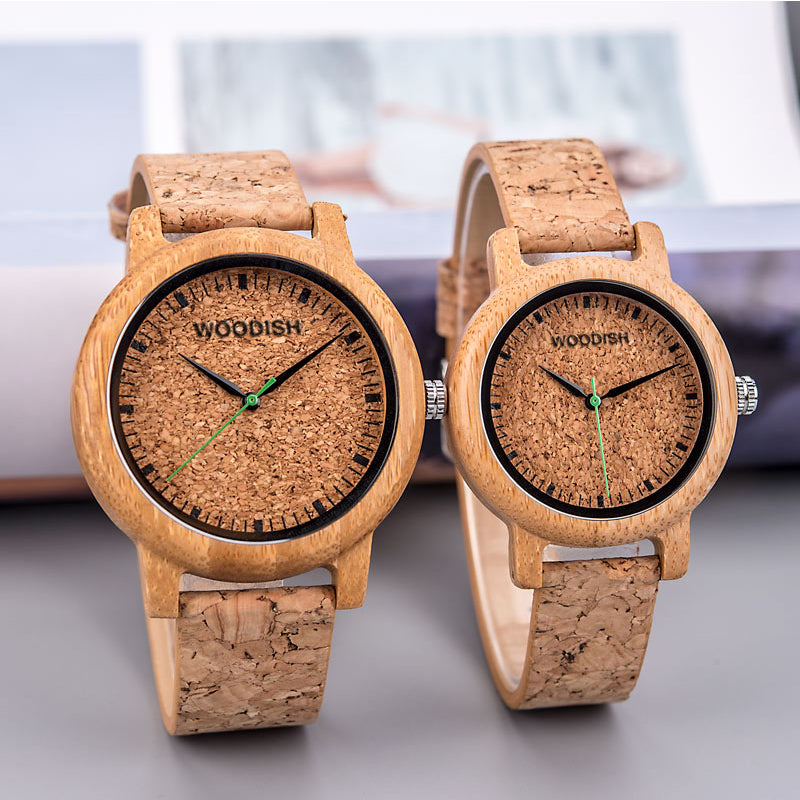 Men's Bamboo Cork Watch A05-1 Men's watch Free Man 